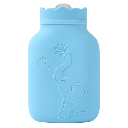 Elephant  Silicone Hot Water Bottle 1100ml hand warmer