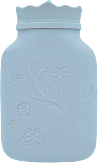 1100ml Deer  Silicone Hot Water Bottle 900ml hand warmer,Microwave heating bag